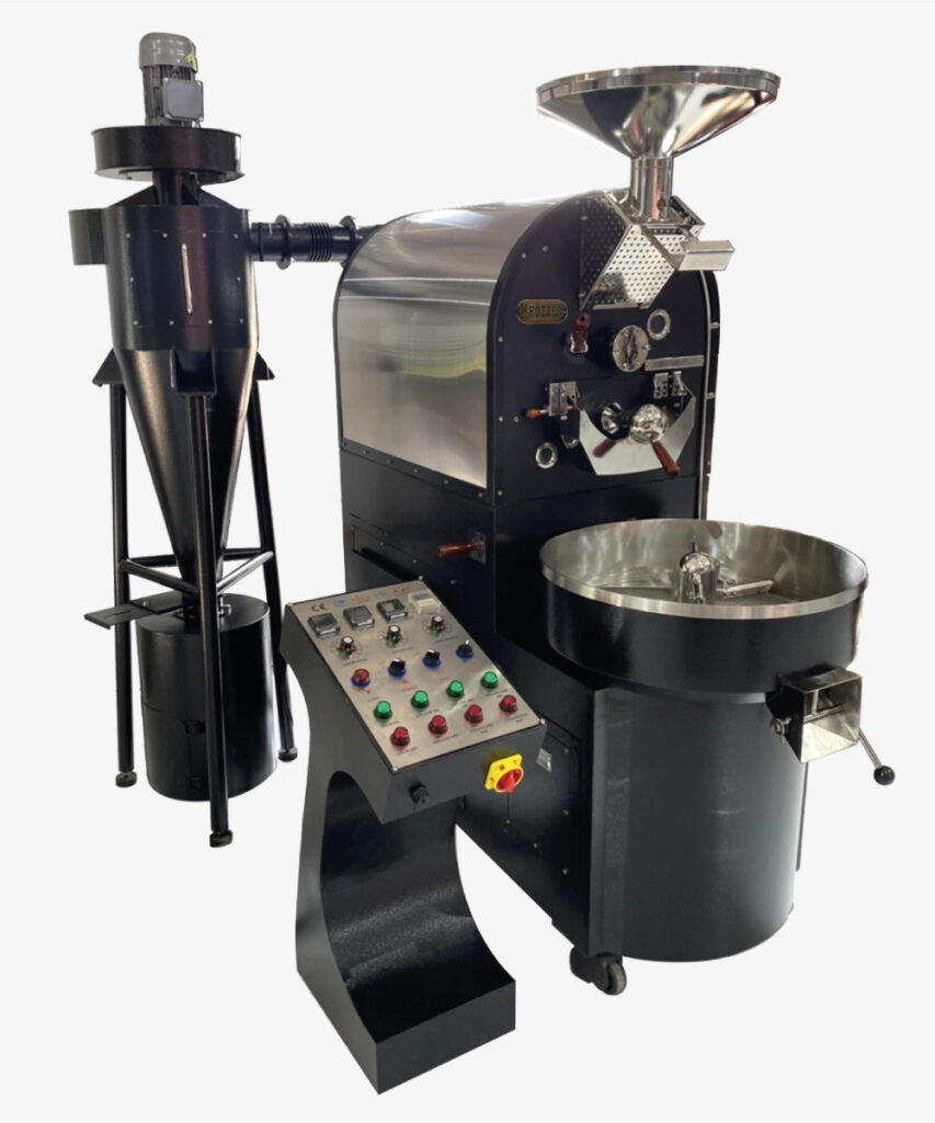 KROZTER รุ่น U6 เครื่องคั่วกาแฟ สีดำเงิน ขนาด 6 kg