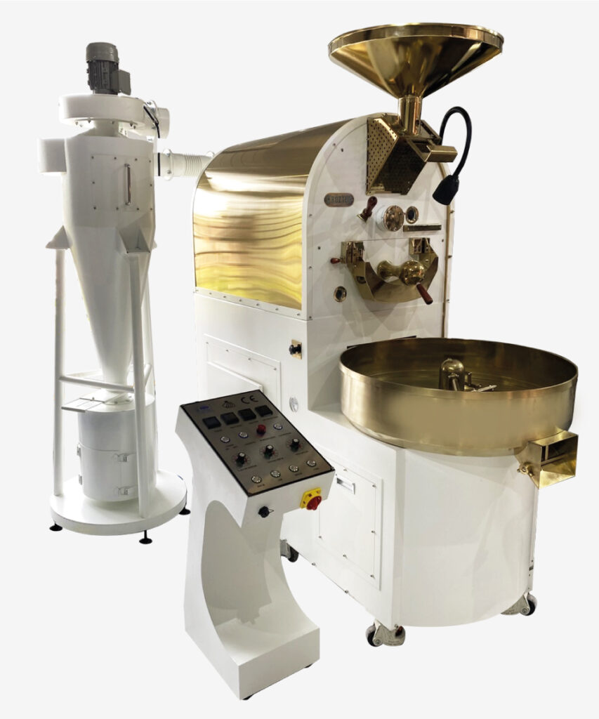 เครื่อง คั่วกาแฟ สีขาว ทอง ขนาด 12 kg Krozter U12