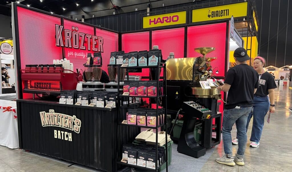 KROZTER ออกบูธงาน Thailand Coffee Festival 2022 BITEC บางนา