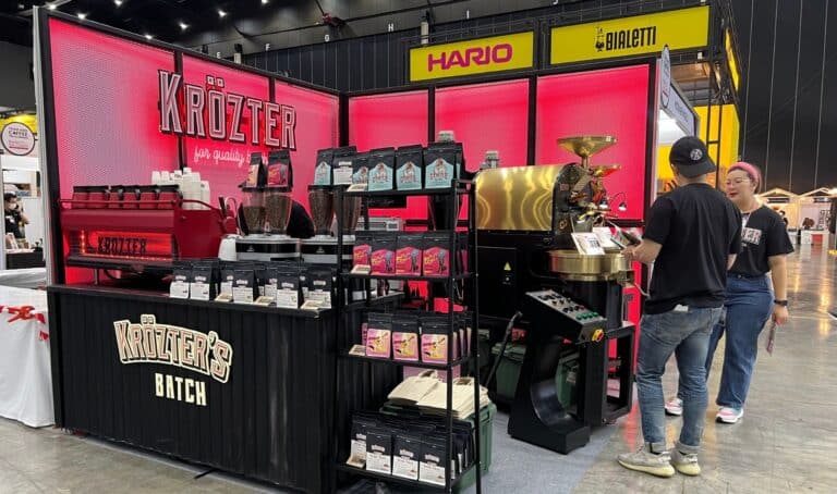 KROZTER ออกบูธงาน Thailand Coffee Festival 2022 BITEC บางนา
