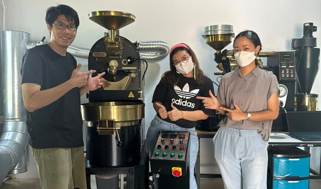 Lookchaosuan Coffee Roasters อ.เมือง จ.เชียงราย ใช้เครื่องคั่วกาแฟ Krozter