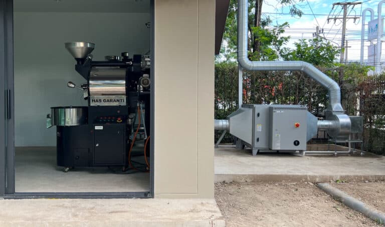 ระบบกำจัดควัน ESP Krozter แก้ปัญหาควันโรงคั่วกาแฟ